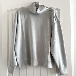 Club Monaco button mock neck shirt. NWT size XL